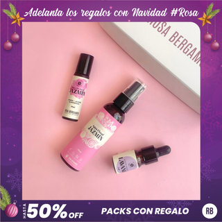 Pack Dulces Sueños: Agua Floral de Jazmín + Roll on Jazmín + Aceite Esencial de Lavanda